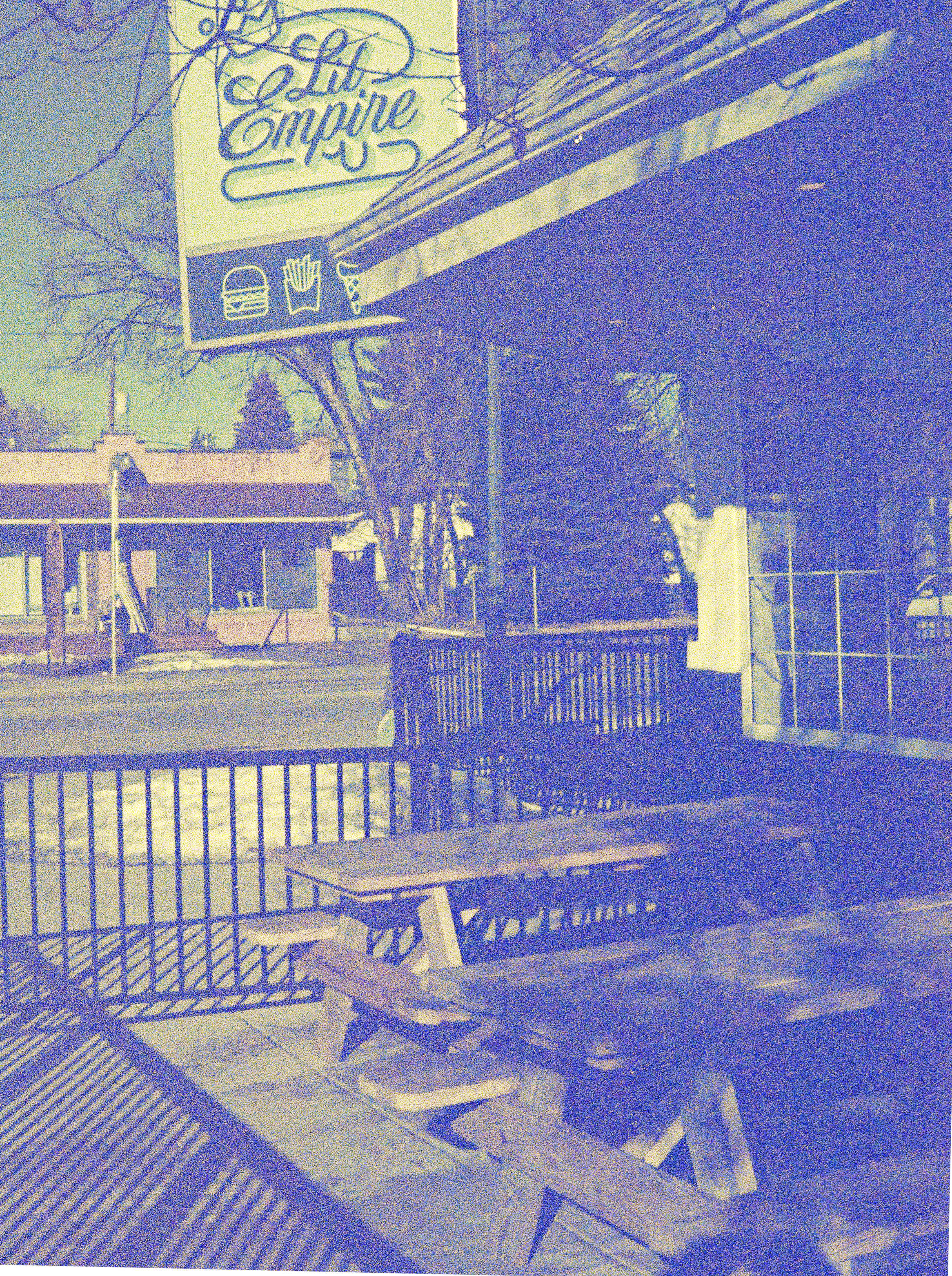 Lil Empire is a sandwich restaurant with a small patio
