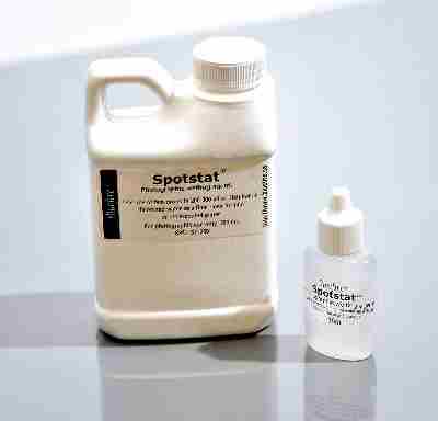 Spotstat wetting agent, 250ml and 15ml packages