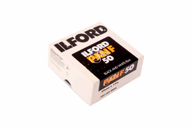 bulk roll of Ilford Pan F 35mm film